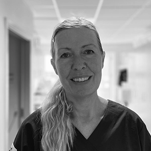 Mia er dyrlæge på Evidensia Trekantens Dyrehospital