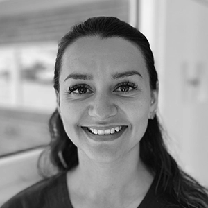 Anita arbejder som smådyrsdyrlæge på Evidensia Faxe Dyrehospital.