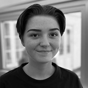 Luna arbejder som VSP elev på Evidensia Slotsbyens Dyreklinik