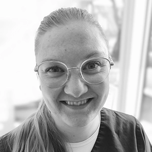 Nadja er Aut. veterinærsygeplejerske hos Evidensia Kolding Dyrehospital og Hestehospital
